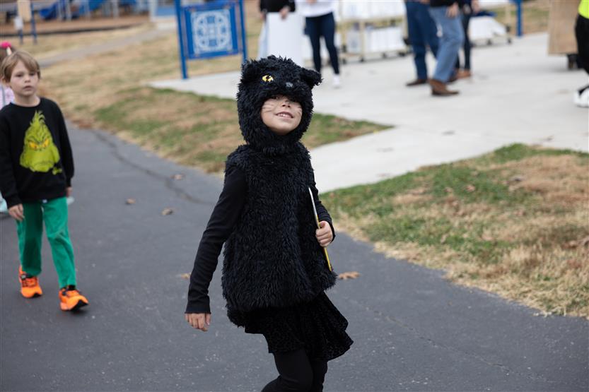 Students at Walnut Grove Elementary participate in a Book Character Parade